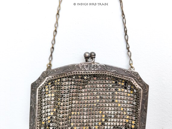 1920s Art Deco Mesh Purse by Whiting and Davis | … - image 2