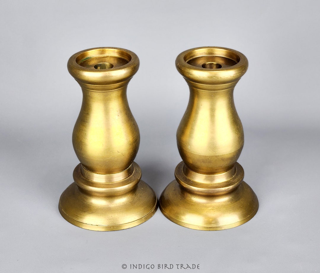 Solid Brass Candle Holders