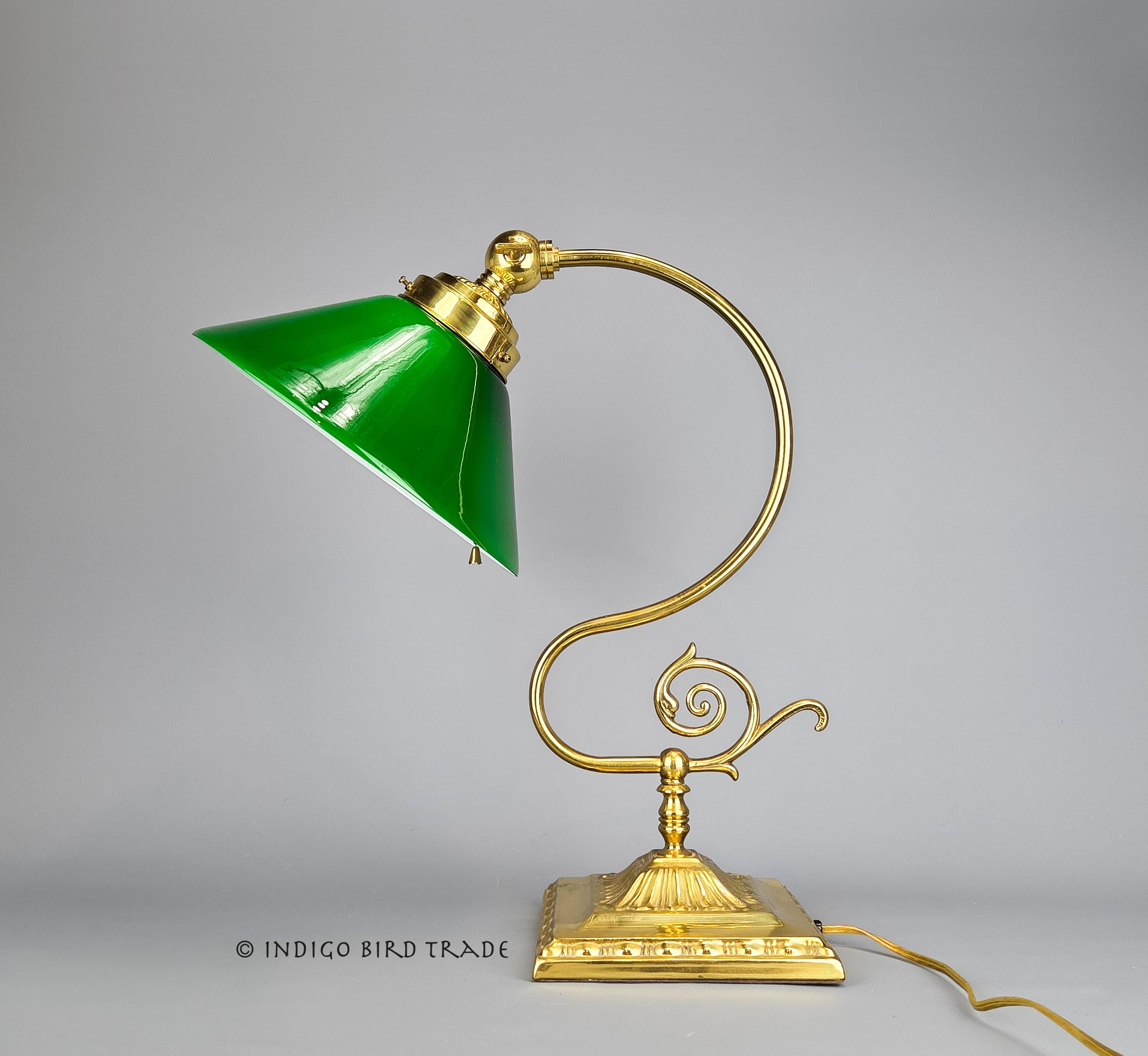 Antique green desk lamp - Etsy 日本