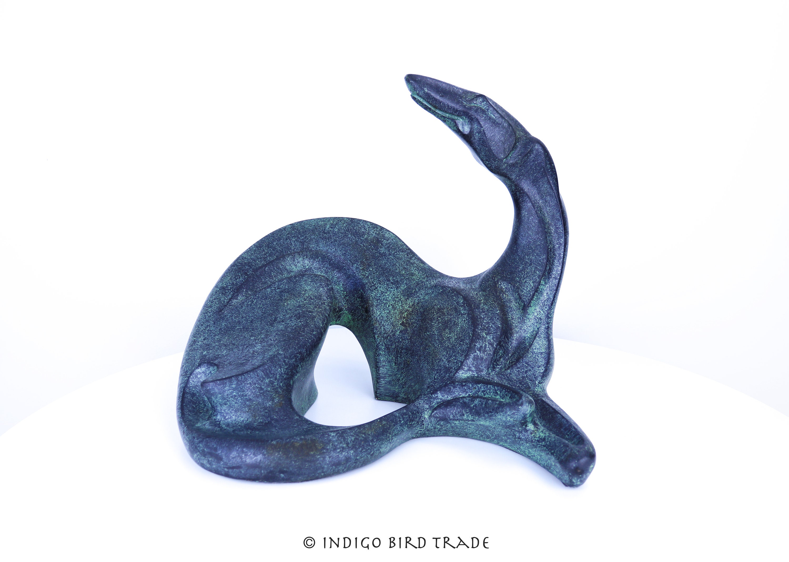 Rare Large Metal Greyhound Dog Sculpture by Alexander Danel for