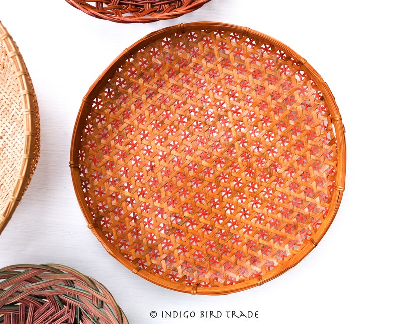 Wall Baskets Set of 7 Collection Vintage Hanging Woven Etsy