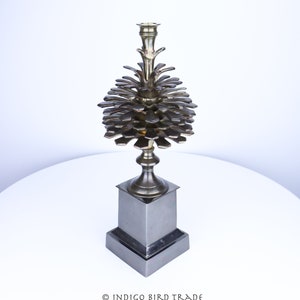 Mottahedeh Pair 16 Brass Colonial Pinecone Pine Cone