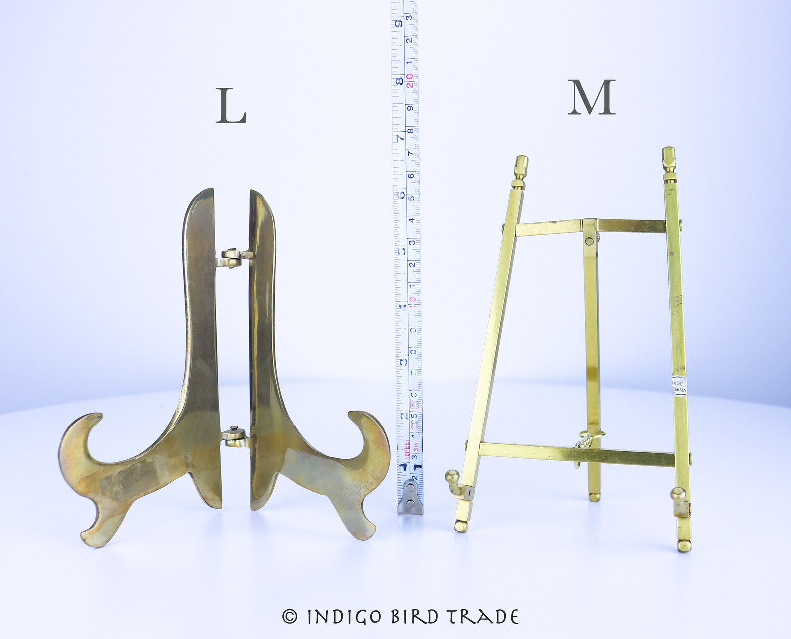 Brass Folding Display Stand Easel Vintage Gold Book Plate - Etsy