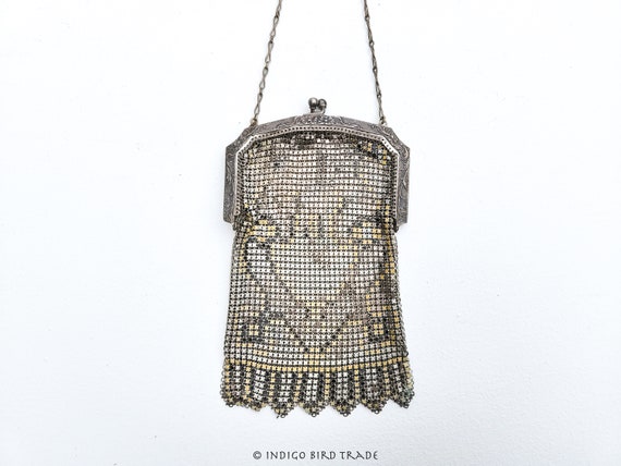 1920s Art Deco Mesh Purse by Whiting and Davis | … - image 1
