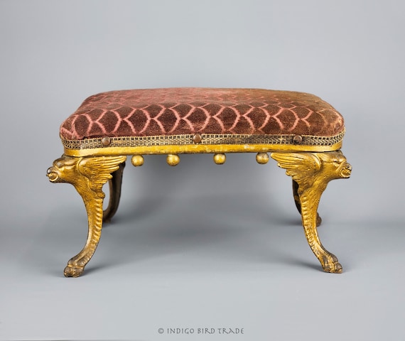 Ornate footstool deals