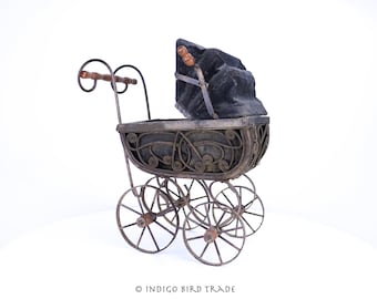 イギリスヴィンテージ 1940年 ドール乳母車 baby carriage 小 695563_1_x.jpg?height=282&