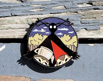 SEGUNDOS - La Bestia se acerca, Pin de esmalte duro, Níquel negro