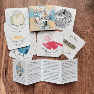 DIVINIMACIÓN - ¡La baraja de aventuras! 45 cartas de bolsillo, baraja Oracle