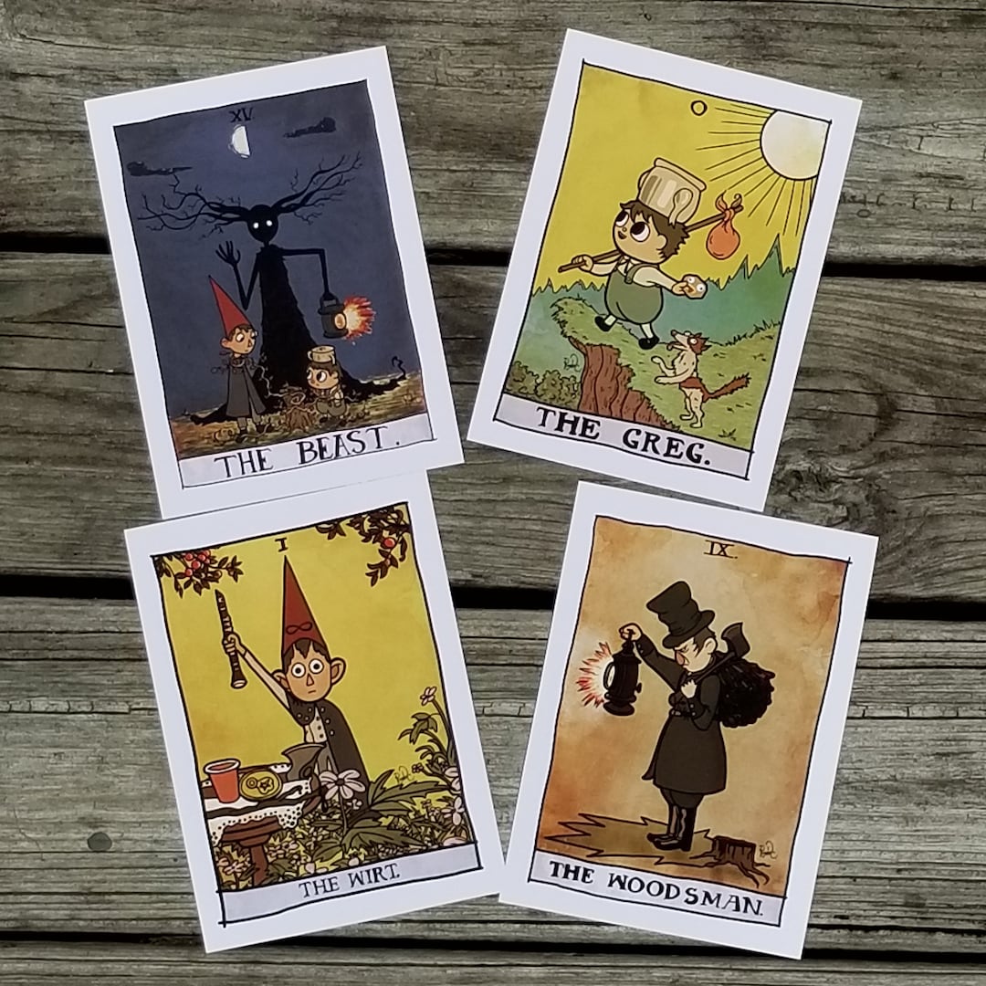 PICK Four Over the Garden Wall Tarot, 5x7 Prints! - Etsy