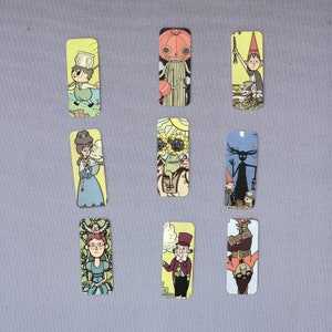 Over the Garden Mauer Tarot TINY REZENSION Lesezeichen Set!
