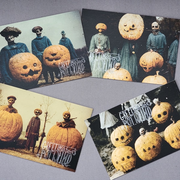 LIMITED - Over the Garden Wall Inspired Postcard Set! - Vintage Photos from Pottsfield (Postcards from Elsewhere)