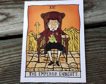 Endicott Over the Garden Wall "The Emperor" Tarot Print, 5x7
