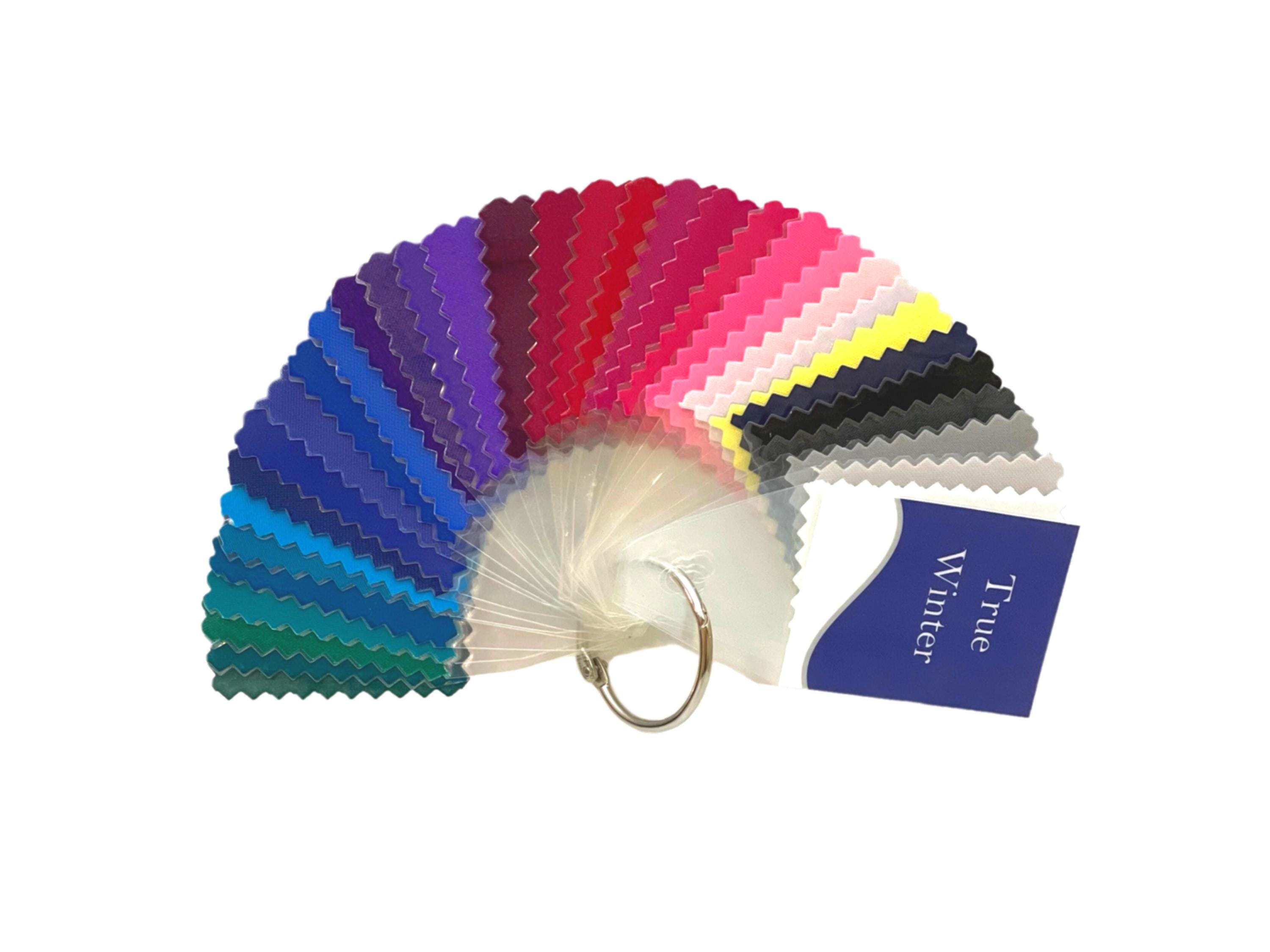True (Classic) Winter Seasonal Color Palette Fan - Style Solutions for You