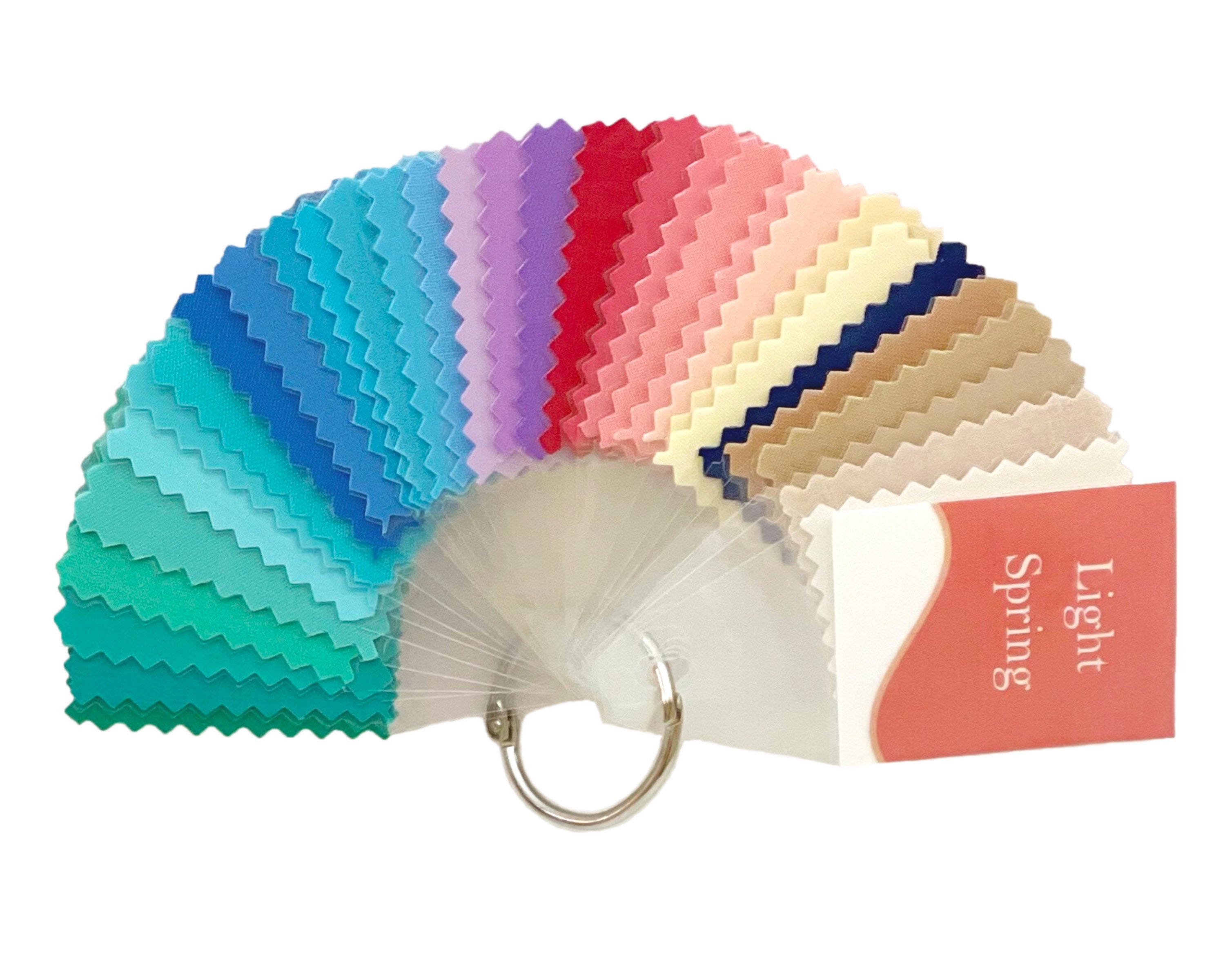SPRING Seasonal Color Fans true Warm Light or Bright Etsy UK