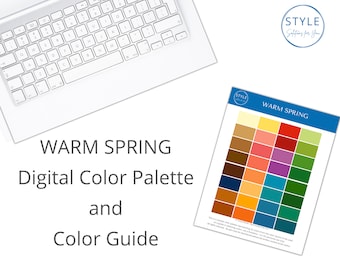 Warm Spring Digital Color Palette & Guide by Style Solutions for You