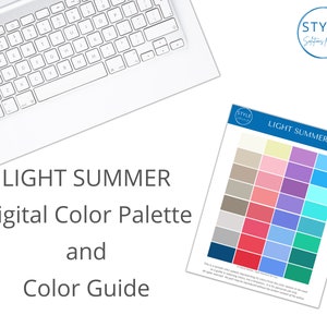 Light Summer Digital Color Palette & Guide by Style Solutions for You