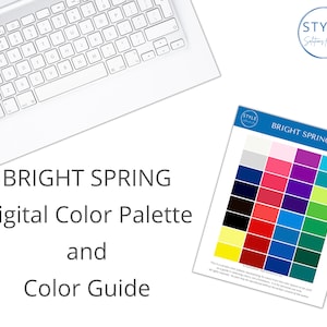 Bright (Clear) Spring Digital Color Palette & Guide by Style Solutions for You