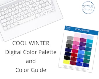 Cool Winter Digital Color Palette & Guide by Style Solutions for You