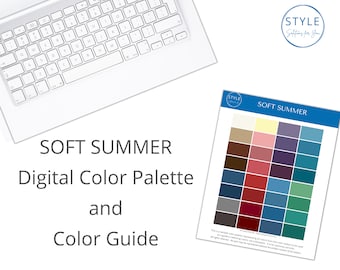 Soft Summer Digital Color Palette & Guide by Style Solutions for You