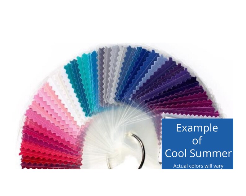SUMMER Seasonal Color Fans True Cool Light or Soft Etsy