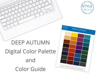 Deep (Dark) Autumn Digital Color Palette & Guide by Style Solutions for You