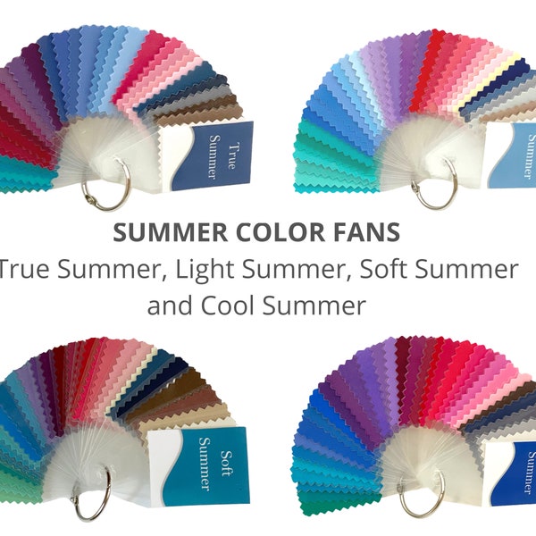 SUMMER Seasonal Color Palettes (True, Cool, Light or Soft) by Style Solutions for You