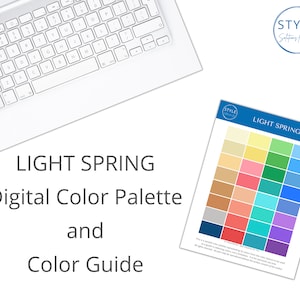 Light Spring Digital Color Palette & Guide by Style Solutions for You