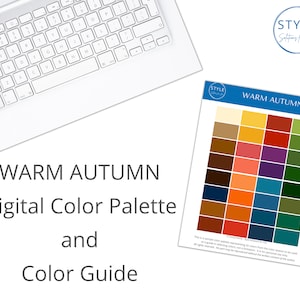 Warm Autumn Digital Color Palette & Guide by Style Solutions for You