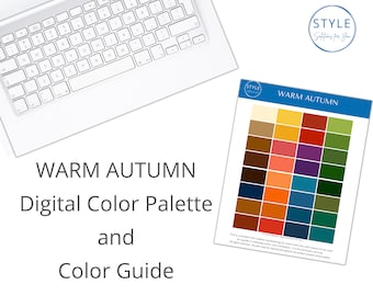 Warm Autumn Digital Color Palette & Guide by Style Solutions for You