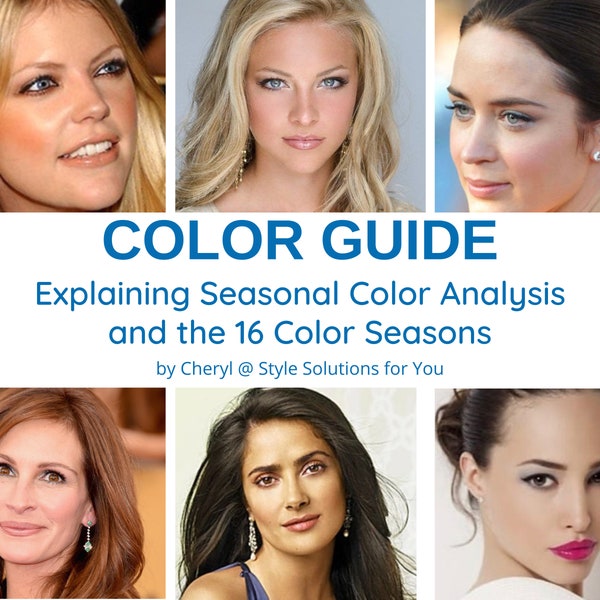 Seasonal Color Analysis Guide to Determine Your Color Season by StyleSolutionsforYou.com