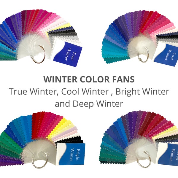 Winter Color Swatches Etsy