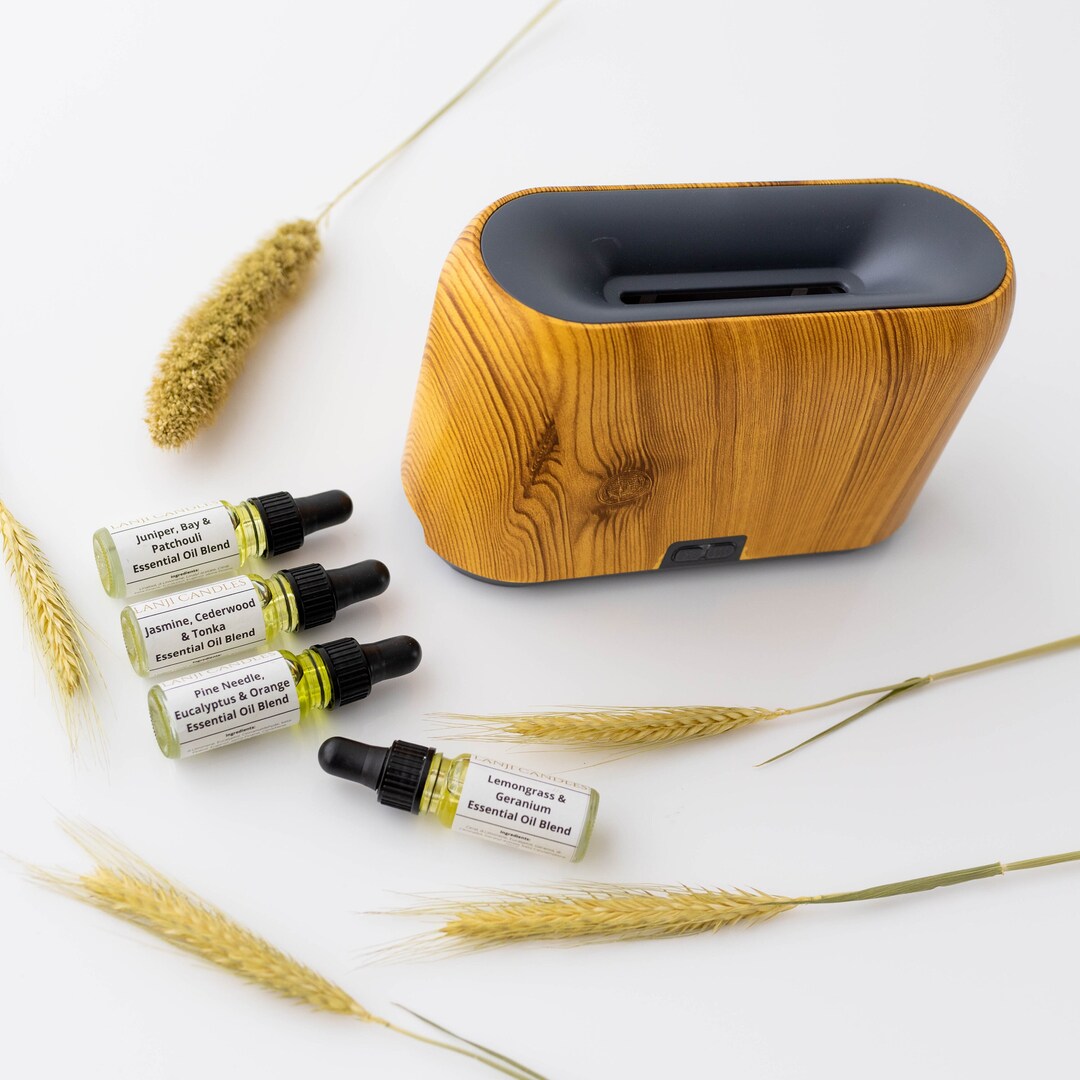 Flame Effect Aroma Diffuser LED Ultrasonic Diffuser Steam Etsy UK