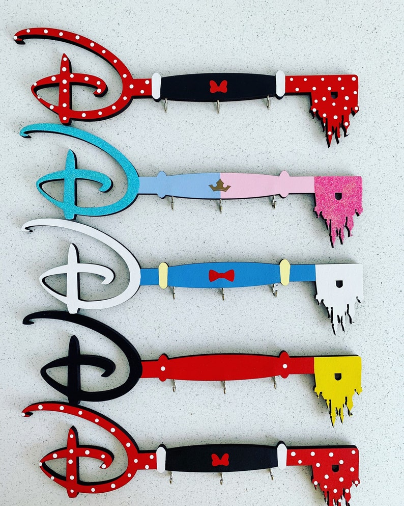 Disney key holder key hanger home decor custom design Etsy