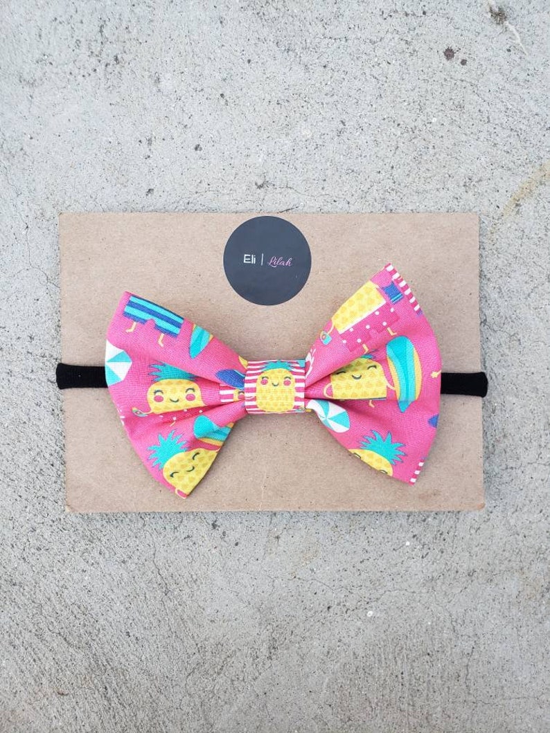 Girl/'s Pineapple hair bows or headbands