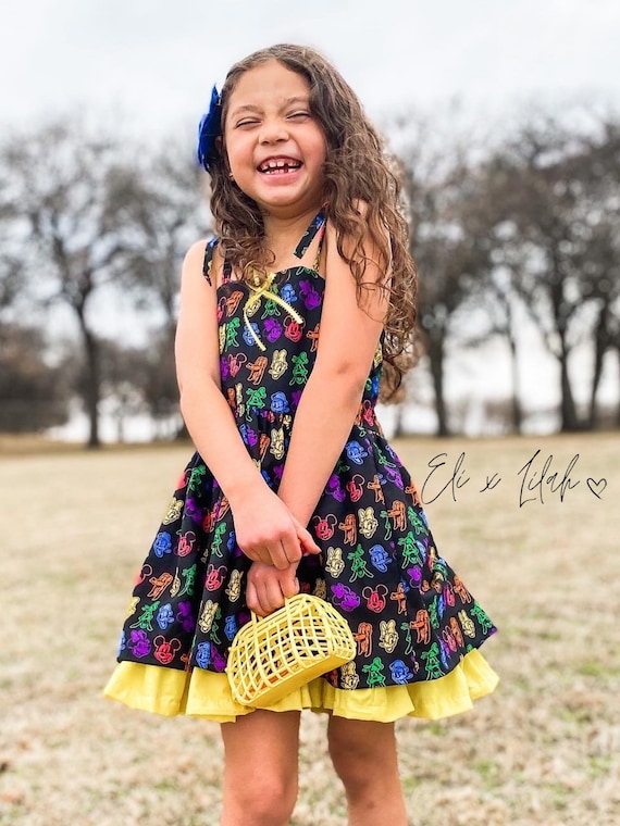 Girls Rainbow Friends Dress 