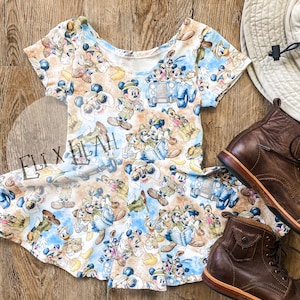 Girl’s safari twirl dress