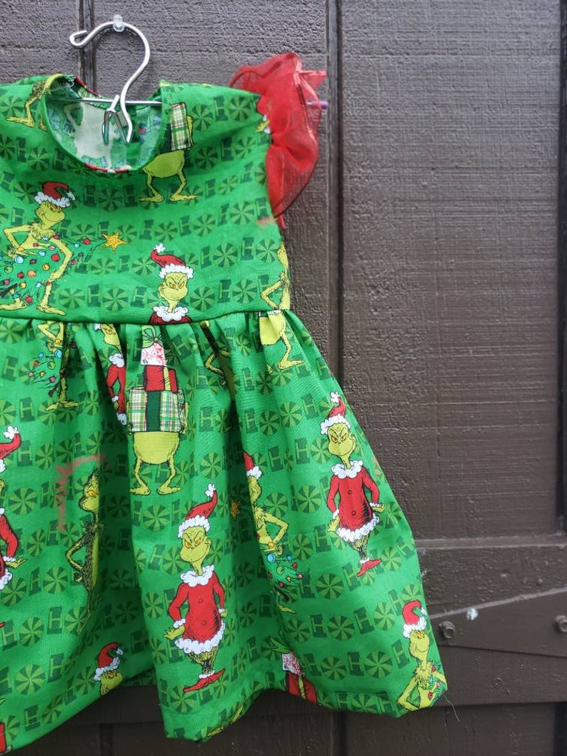 Girl/'s The Grinch Dress