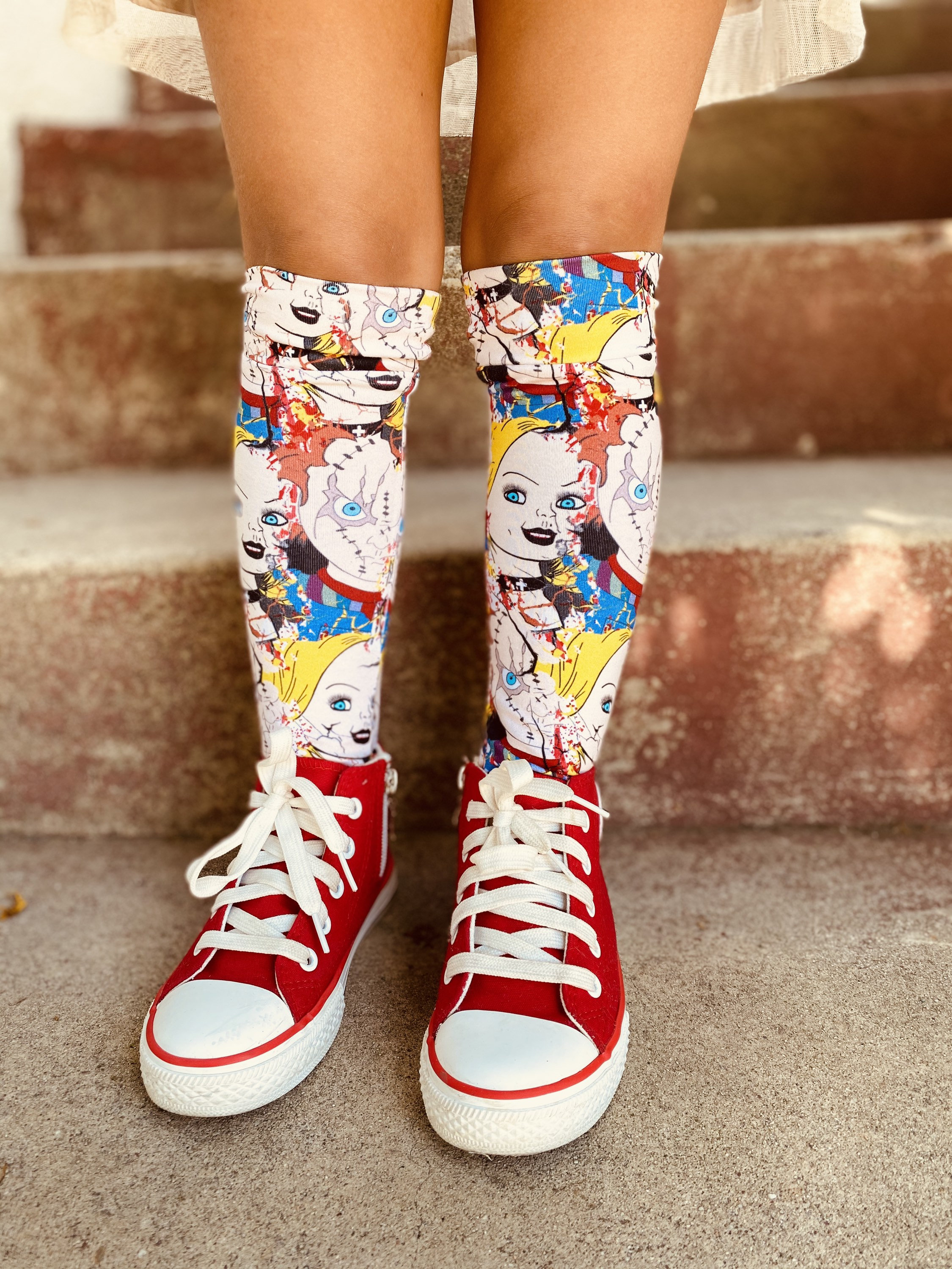 Converse knee top high socks