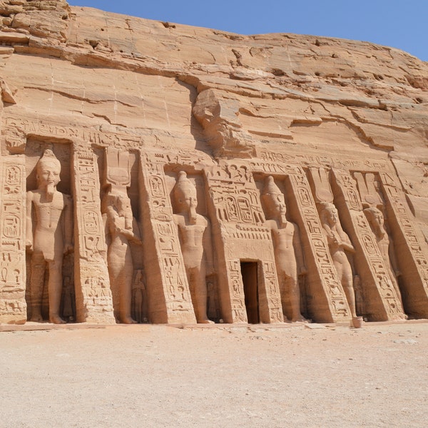 Egypt. Egyptian Temple. Egyptian Statues. Egyptian History. Ancient. Abusimbel. Nubia. Egyptian Architecture. Printable Egyptian Photo.