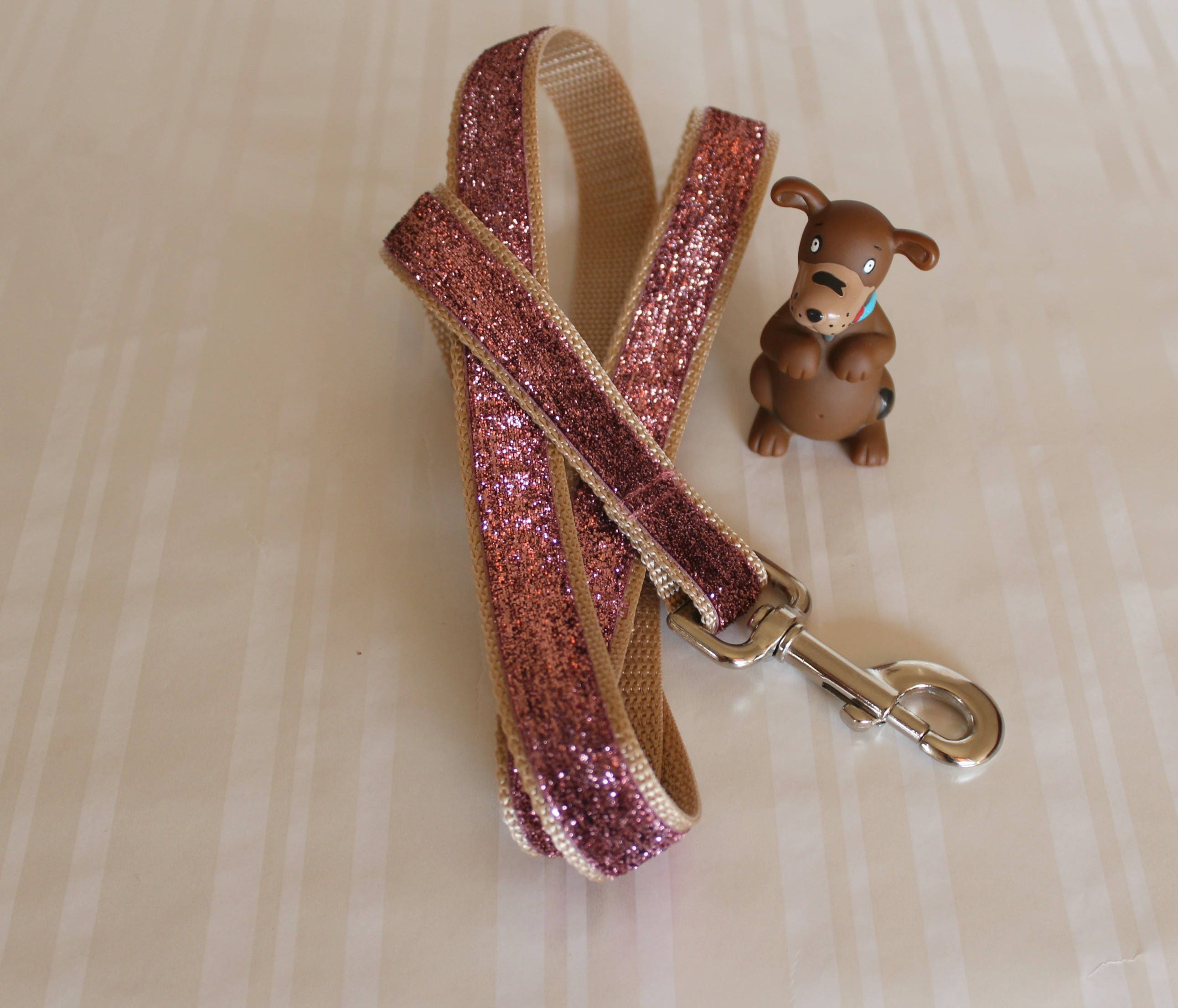 Pink Leach Dog Leash, Pink Glitter Leash, 1