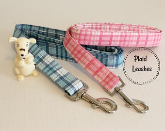 Dog Leashes, Blue Leashes, 1" Leash, Floral Dog Leash, Dog Lead, Any Length Dog Leash, 5 ft Leash,Traffic Leash,Training Leash, Pink Leash