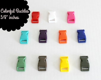 Colored Buckle Upgrade, 5/8 inch Buckle, Dog Collar, Pet Collar
