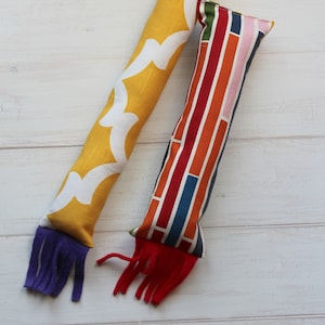Organic Catnip Cat Toys, Yellow Catnip Toy, Rainbow Catnip Kicker, Organic Catnip, Kitty Kickers, Cat Gifts, Unique Cat Toys, Pet Gifts