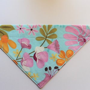 Dog Bandanas, Cat Bandanas, Blue Bandanas, Over the Collar Bandanas, Dog Scarfs, Floral Bandanas, Pet Gifts, Cat Scarfs, Pet Scarfs