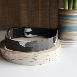 Schwarz weiß Hundehalsband, Tarnung Hundehalsband, trendige Hundehalsbänder, handgemachte Haustier Halsbänder, benutzerdefinierte Hundehalsband, verstellbare Hundehalsbänder, Haustier Geschenke