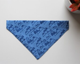 Dog Bandanas, Cat Bandanas, Blue Bandana, Cat Scarfs, Over the Collar Bandanas, Pet Bandanas, Collar Bandanas, Pet Scarfs, Pet Accessories