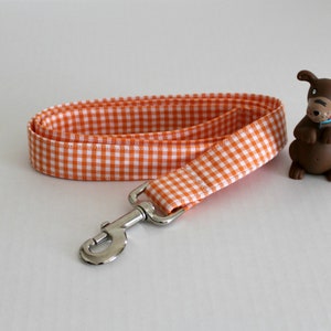 Dog Leash, Orange Dog Leash, Trendy Dog Lead, Custom Dog Leash, Pet Leash, Cute Dog Leash, Handmade Dog Leash, Pet Gifts, Simon Dog Leash