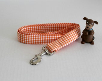 Dog Leash, Orange Dog Leash, Trendy Dog Lead, Custom Dog Leash, Pet Leash, Cute Dog Leash, Handmade Dog Leash, Pet Gifts, Simon Dog Leash