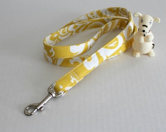 Dog Leash, Yellow Dog Leash, Trendy Dog Lead, Floral Dog Leash, Pet Leash, Cute Dog Leash, Handmade Dog Leash, Pet Gifts, Daisy Dog Leash