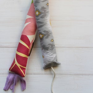 Organic Catnip Cat Toys, Red Floral Catnip Toy, Gray Catnip Kicker, Organic Catnip,Cat Gifts, Unique Cat Toys, Pet Gifts, Kitten Catnip Toys